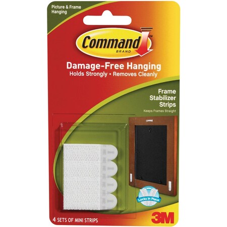 3M Commd Fram Stablz Strp Wh 4Set 17208-ES